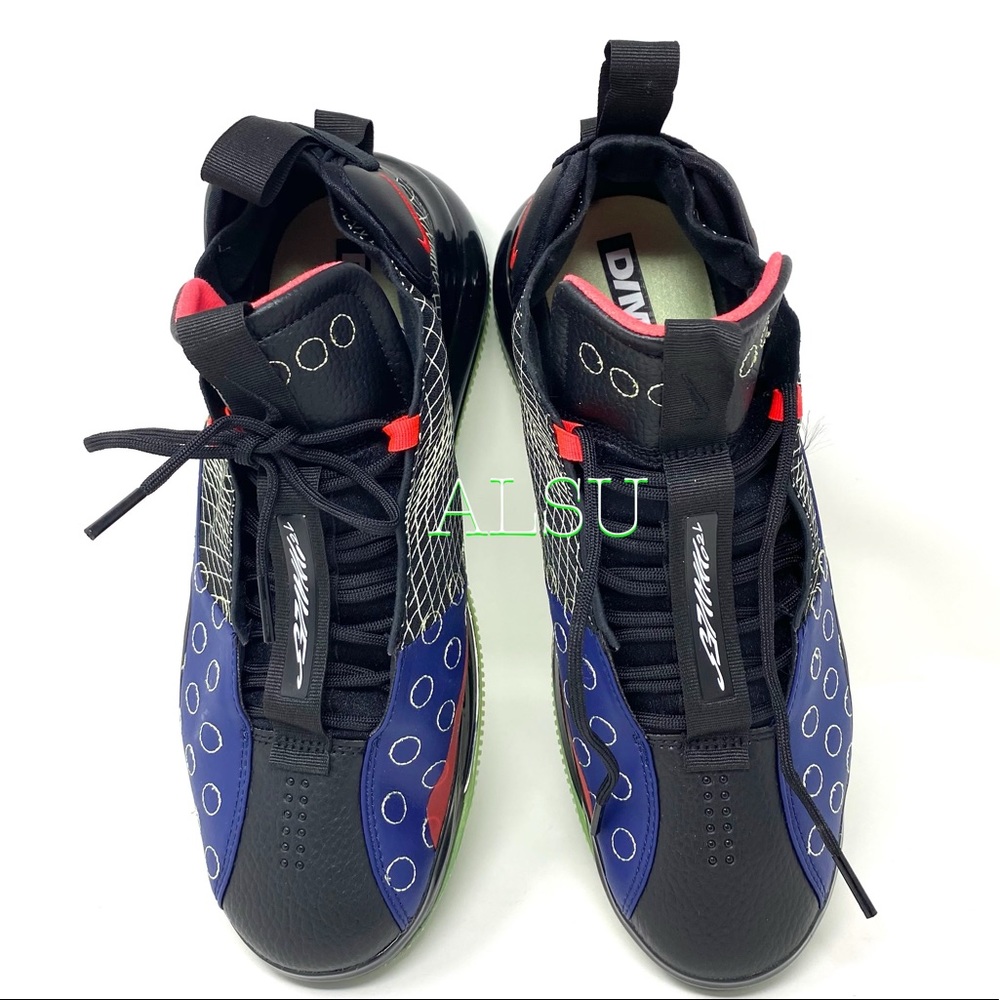 Nike Air Max 720 Waves Leather Blue Mens Sneakers - Picture 7 of 12